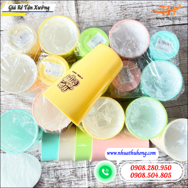 Ly nhựa uống nước giá rẻ bền đẹp, nhiều mẫu, giá tốt tận kho 5 ly nhựa dày đẹp giá tốt tận kho giao toàn quốc