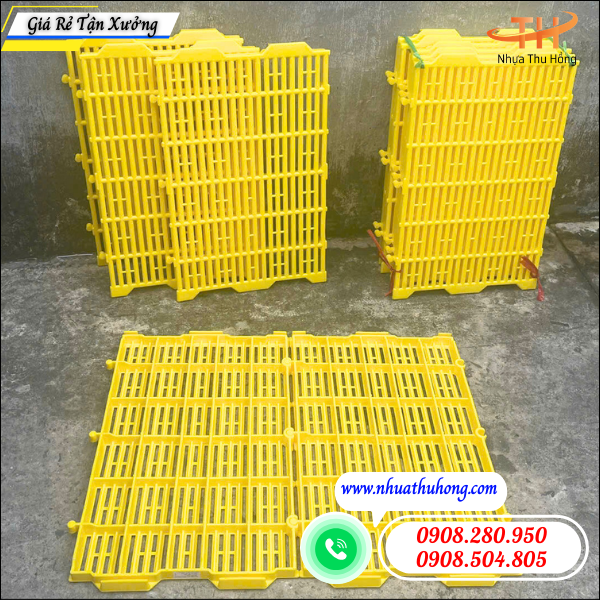 Bỏ sỉ sàn nhựa lót chuồng 40x60cm giao hàng nhanh toàn quốc 5 sàn nhựa giá rẻ tại HCM