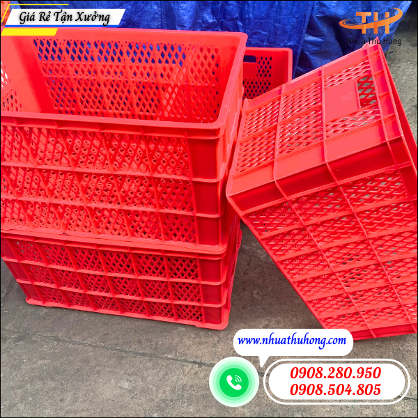 Sóng nhựa có bánh xe giá rẻ bền chắc giao nhanh toàn quốc 4 sóng nhựa chịu tải nặng