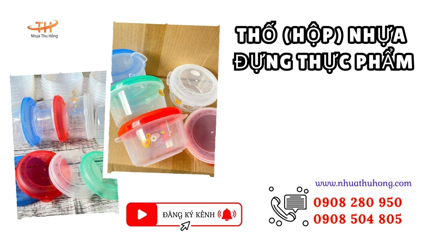 Chuyên cung cấp thố nhựa tròn giá rẻ – Sỉ lẻ toàn quốc 1 tho nhua tron 1