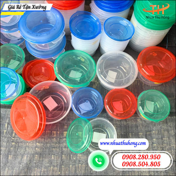 Chuyên cung cấp thố nhựa tròn giá rẻ – Sỉ lẻ toàn quốc 5 nguồn sỉ hộp nhựa tròn uy tín