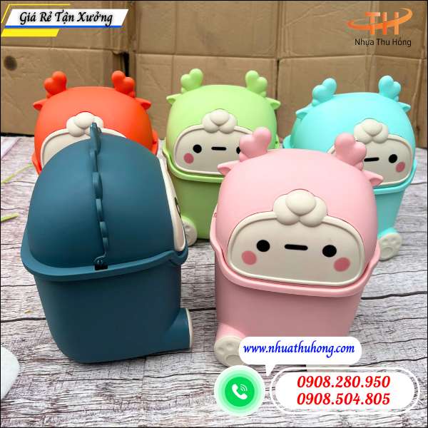Nơi bán sọt rác nhựa mini giá rẻ tiện lợi bền đẹp 4 sọt rác mini cho bàn làm việc