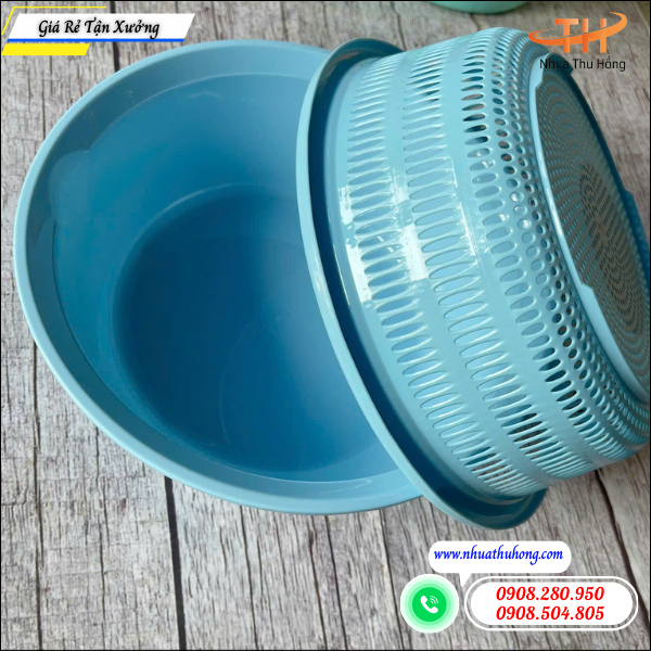 Bộ thau rổ nhựa giá sỉ rẻ tận kho hàng luôn có sẵn tại HCM 4 Bộ thau rổ nhựa cao cấp dẻo dai không giòn vỡ.