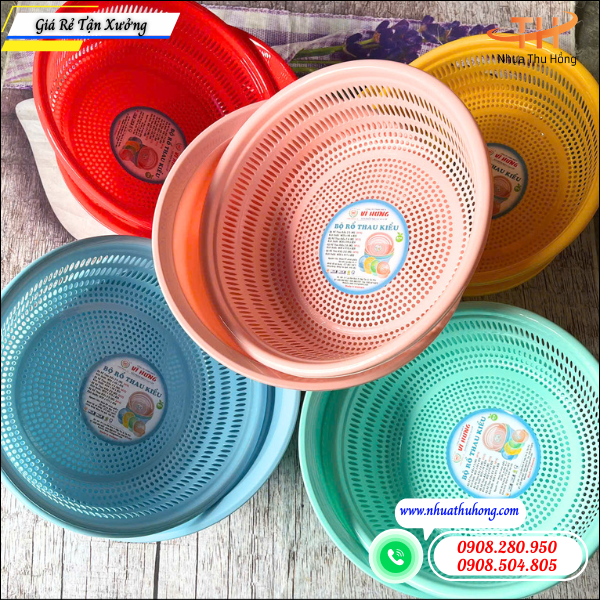 Bộ thau rổ nhựa giá sỉ rẻ tận kho hàng luôn có sẵn tại HCM 5 Bộ thau rổ nhựa giá này không nhập là tiếc
