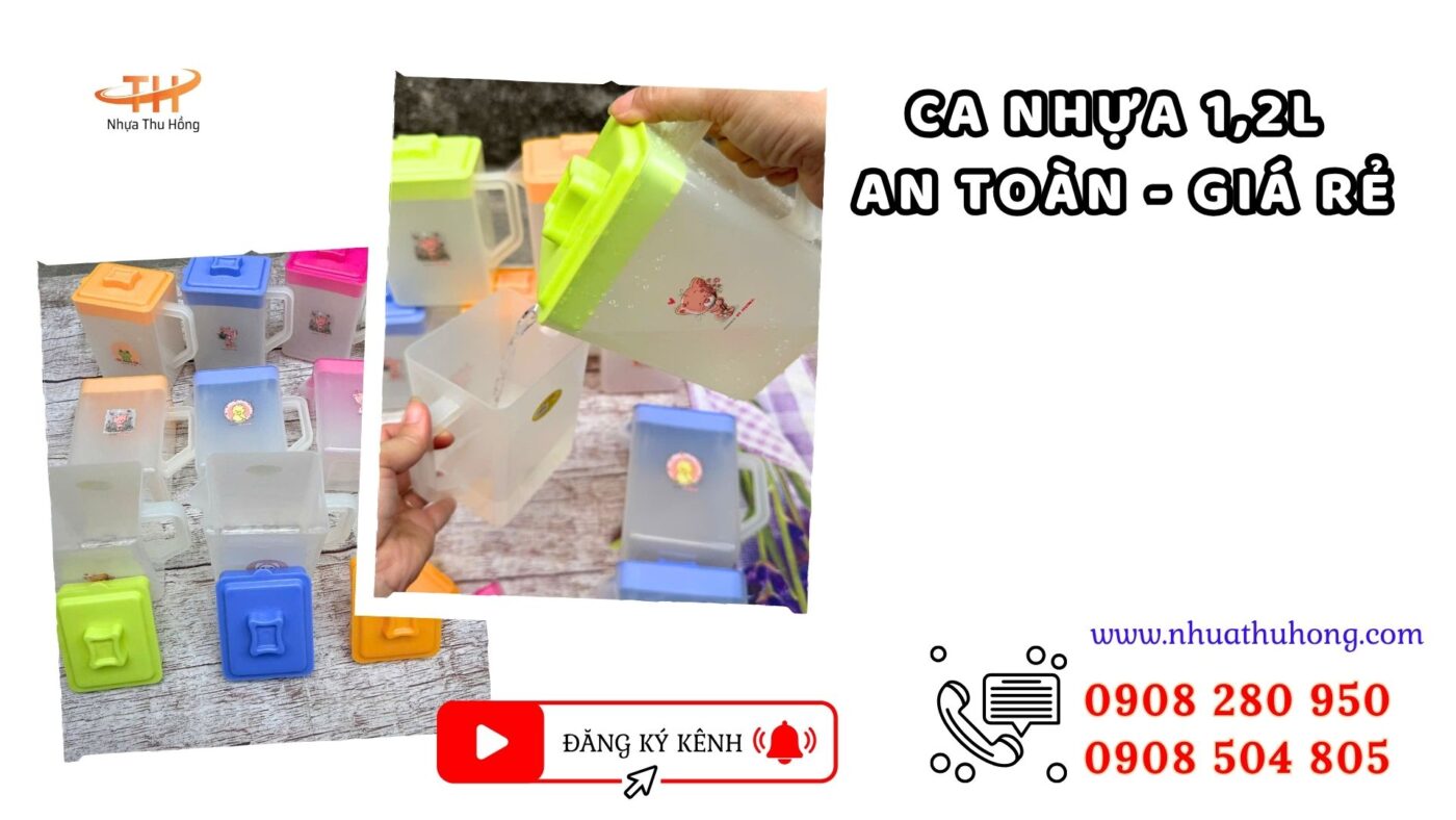 Ca nhựa 1.2L giá sỉ rẻ tận kho HCM hàng sẵn số lượng lớn 1 Mua Ca Nhựa 1.2L Giá Sỉ Rẻ Tại TP.HCM Giao Nhanh