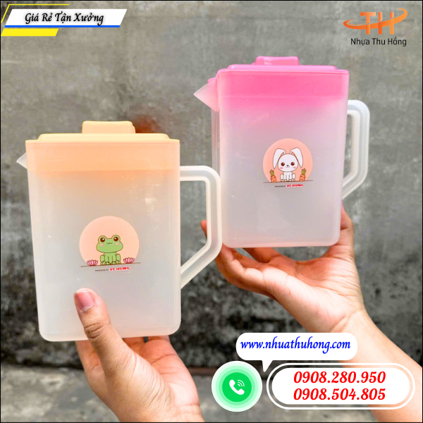 Ca nhựa 1.2L giá sỉ rẻ tận kho HCM hàng sẵn số lượng lớn 4 ca nhựa dùng lâu