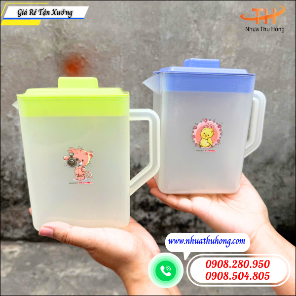 Ca nhựa 1.2L giá sỉ rẻ tận kho HCM hàng sẵn số lượng lớn 2 Ca Nhựa 1.2L Gia Dụng Thiết Yếu