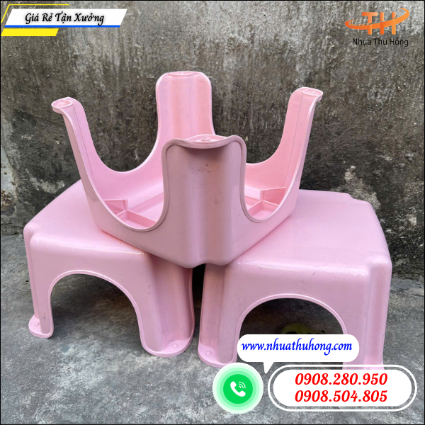 Nơi lấy sỉ ghế nhựa vuông nhỏ giá rẻ tại kho nhựa uy tín 4 ghế nhựa vuông nhựa PP bền