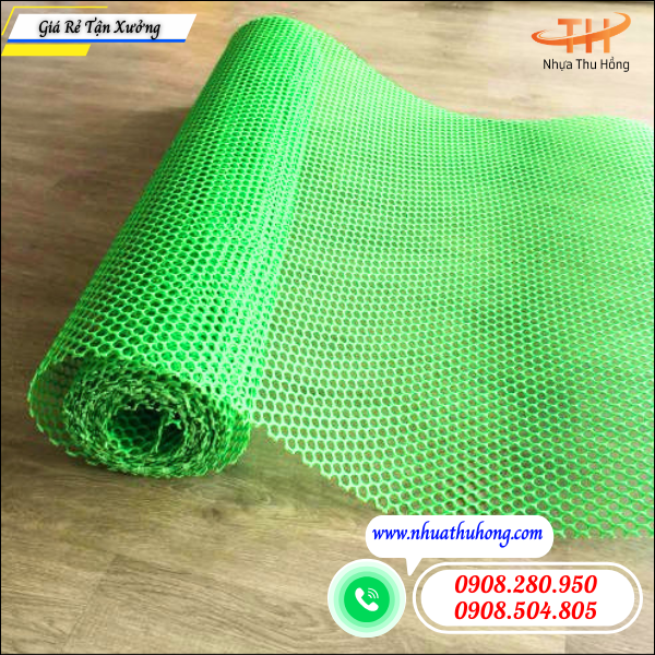 Nhựa Thu Hồng tăng tốc giao lưới nhựa mắt cáo cho đại lý 3 lưới nhựa mắt cáo cuộn
