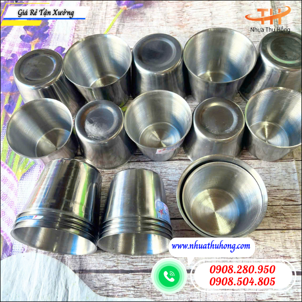 Mua ly làm đá inox giá rẻ ở đâu uy tín tại Tp.HCM 5 ly làm đá inox nhỏ gọn