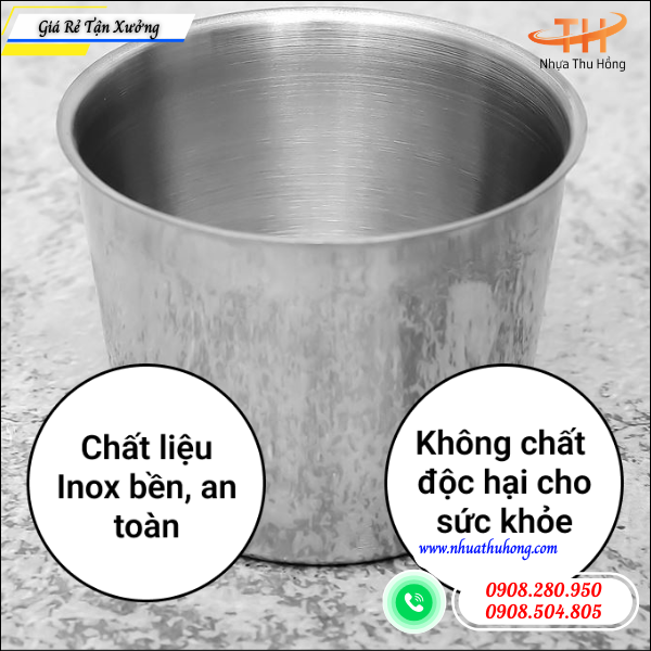 Mua ly làm đá inox giá rẻ ở đâu uy tín tại Tp.HCM 3 ly inox làm đá mini tại nhà