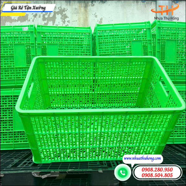 Sóng nhựa đựng sầu riêng giá rẻ – bán sỉ tận xưởng HCM 4 sóng nhựa vận chuyển trái cây