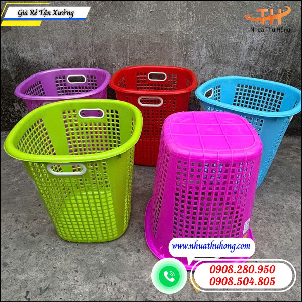 Sọt nhựa vuông giá sỉ rẻ nhập về bán lợi nhuận cao 2 Sọt Nhựa Vuông Giá Sỉ Rẻ