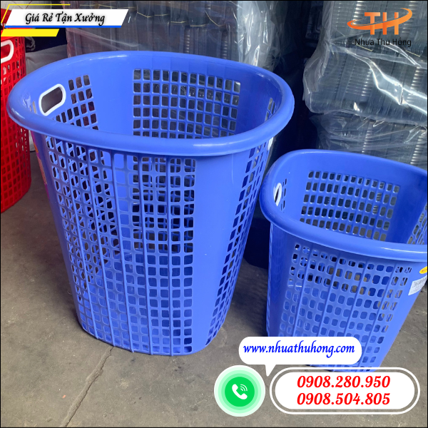 Sọt nhựa vuông giá sỉ rẻ nhập về bán lợi nhuận cao 3 Sọt Nhựa Dễ Vận Chuyển