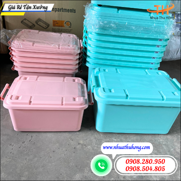 Thùng nhựa đa năng có bánh xe chịu lực tốt giá sỉ tận kho 5 Thùng Nhựa Có Bánh Xe Nhựa Dày Giá Rẻ.
