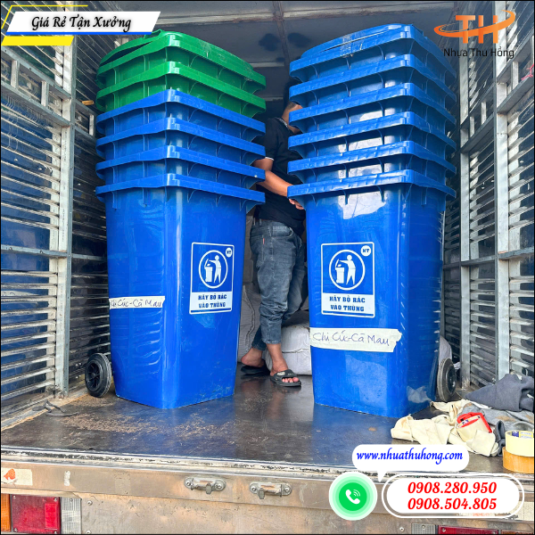 Nhựa Thu Hồng nhà phân phối thùng rác nhựa giá sỉ uy tín 4 Thùng Rác Nhựa Giá Tốt Nhựa Dày