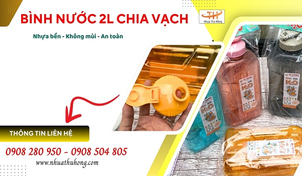 Mua bình nhựa uống nước có vạch chia ở đâu giá rẻ tại TP.HCM 1 bình nước có vạch chia giá sỉ