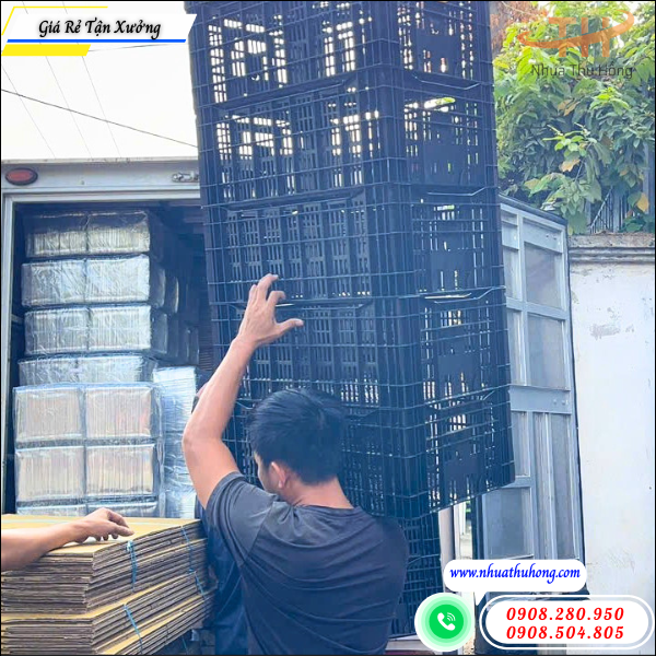 Đại lý sóng nhựa đựng rau củ quả giá rẻ giao nhanh TP.HCM 5 sóng nhựa đựng nông sản TP.HCM.