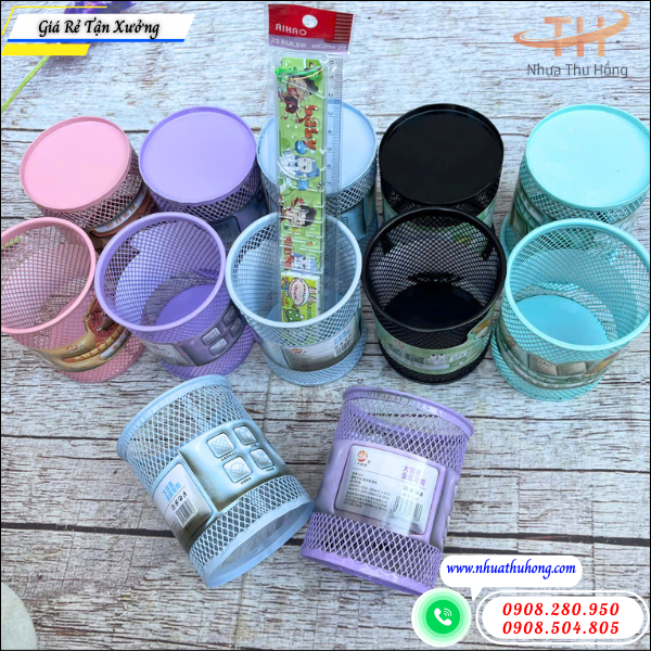 Ống cắm bút lưới văn phòng giá sỉ tốt, mẫu đẹp bán chạy 5 nguồn hàng ống cắm bút lưới giá rẻ