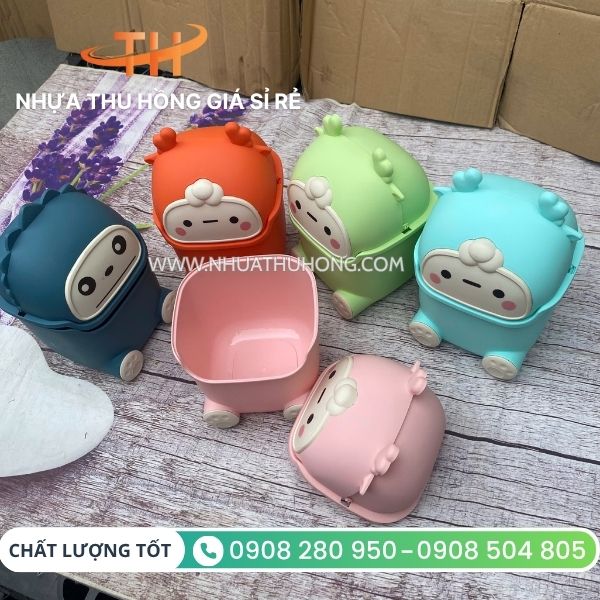 Thùng rác mini để bàn giá rẻ mua ở đâu tại TP.HCM 5 Thùng rác mini để bàn sỉ rẻ giá tốt