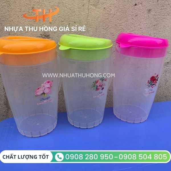 Phân phối ca nhựa đựng nước giá rẻ nhất 4 Ca nhựa trỏn đựng nước