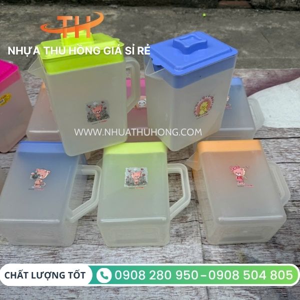 Phân phối ca nhựa đựng nước giá rẻ nhất 5 Ca nhựa vuông