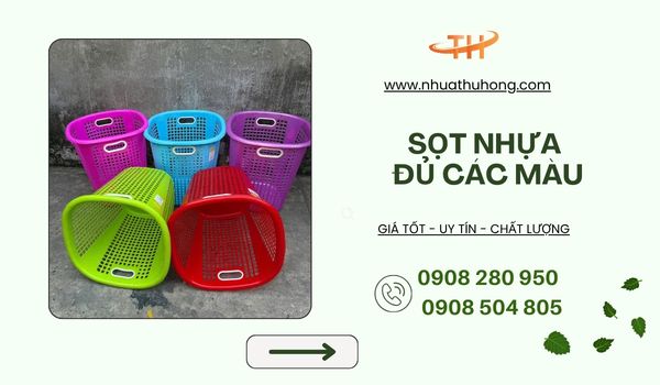 Giá sỉ rẻ sọt nhựa phân phối số lượng lớn tại TP.HCM 1 Sọt nhựa giá sỉ rẻ