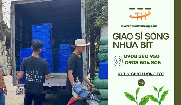 Vận chuyển 100 cái sóng nhựa bít đến chợ Bình Điền, TP.HCM 1 Giao sỉ sóng nhựa bít toàn quốc