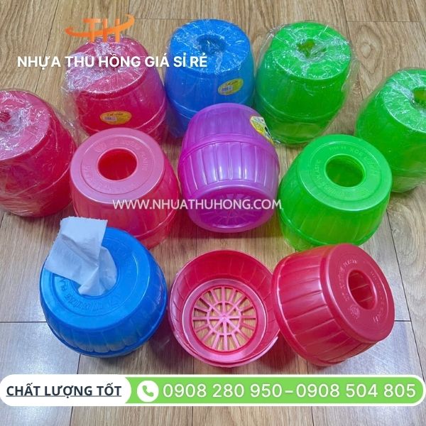 Hộp đựng khăn giấy sẵn kho bỏ sỉ giá tốt tại TP.HCM 4 Hộp đựng khăn giấy đủ màu bỏ sỉ tại TP.HCM