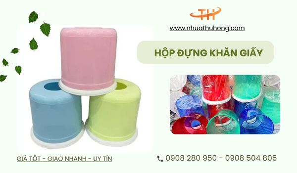 Hộp đựng khăn giấy sẵn kho bỏ sỉ giá tốt tại TP.HCM 1 Bỏ sỉ hộp đựng khăn giấy giá tốt