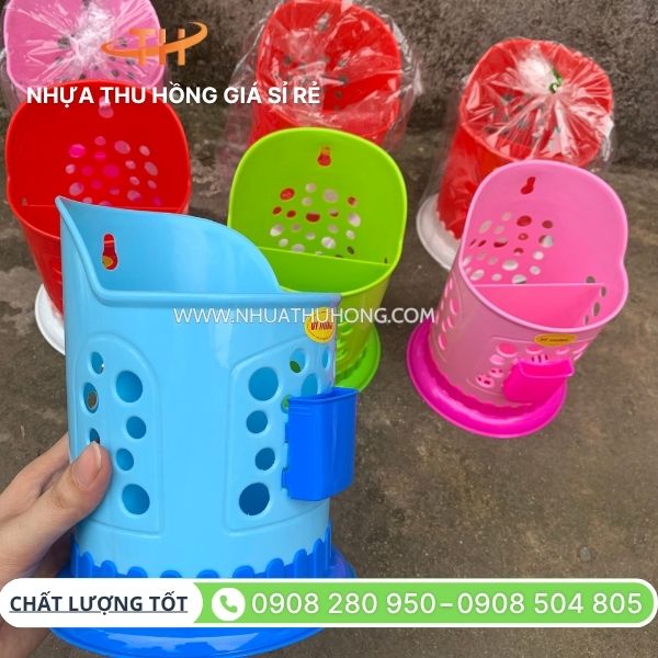 Mua ống đựng đũa bằng nhựa giá sỉ rẻ ở đâu 3 Ống đựng đũa tròn giá sỉ