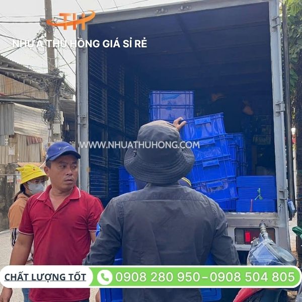 Vận chuyển 100 cái sóng nhựa bít đến chợ Bình Điền, TP.HCM 2 Ship sóng nhựa bít giá sỉ rẻ