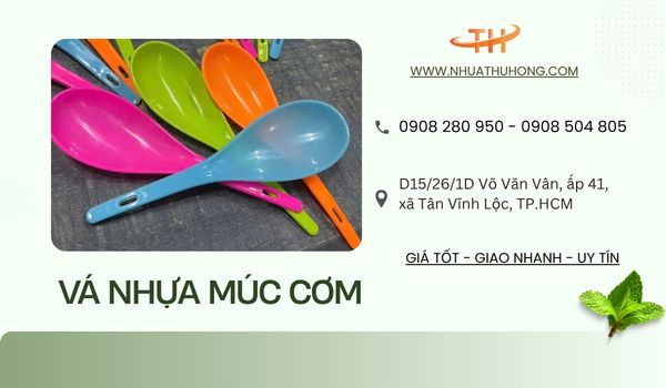 Vá múc cơm bỏ sỉ giá rẻ cho các cửa hàng gia dụng 1 Bỏ sỉ vá nhựa múc cơm giá rẻ