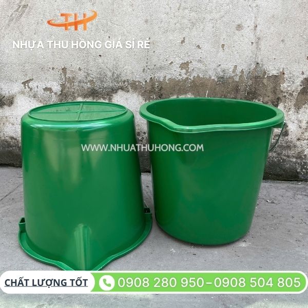 Sỉ xô nhựa 18 lít miễng phễu pha thuốc, hóa chất giá tốt 4 Xô nhựa 18 lít giá sỉ rẻ