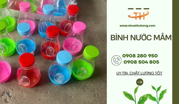 Bình nhựa đựng nước mắm nơi bán giá sỉ rẻ cho hàng quán 1 Bán giá sỉ rẻ bình nhựa đựng nước mắm tại TP.HCM