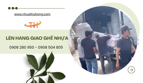 Lên hàng ghế nhựa số lượng lớn đến cửa hàng gia dụng tại TP.HCM 1 Lên hàng giao ghế nhựa giá sỉ rẻ