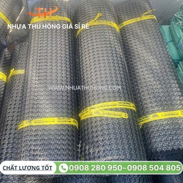 Nhà cung cấp lưới nhựa dẻo ô vuông rào vườn giá sỉ rẻ 2 Lưới nhựa dẻo ô vuông giá sỉ rẻ