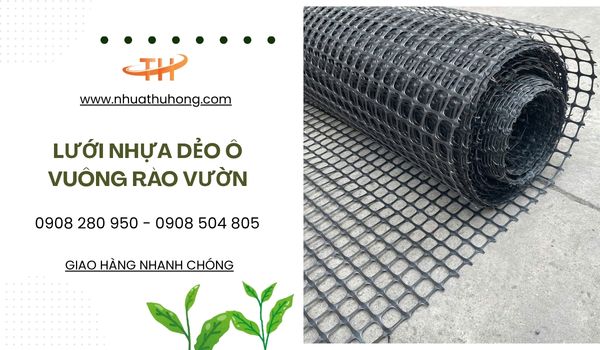 Nhà cung cấp lưới nhựa dẻo ô vuông rào vườn giá sỉ rẻ 1 Lưới nhựa dẻo ô vuông rào vườn giá sỉ rẻ