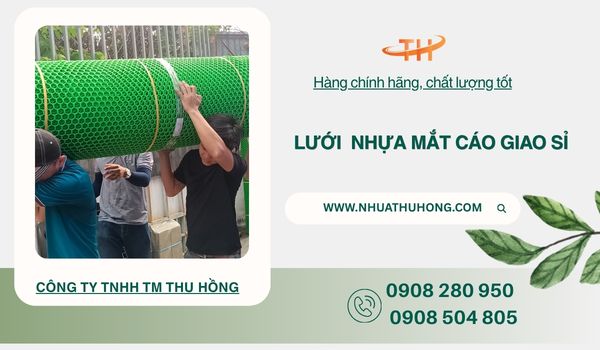 Lưới nhựa mắt cáo giao sỉ cho khách tại miền Tây 1 Lưới nhựa mắt cáo giao sỉ toàn quốc