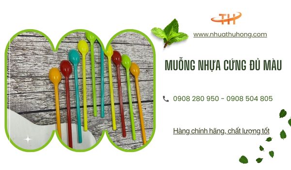 Nguồn sỉ muỗng nhựa cứng đủ màu uy tín cho hàng quán 1 Sỉ rẻ mỗng nhựa cứng đủ các màu