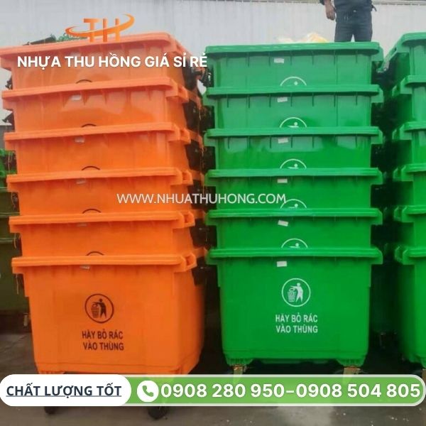 Địa chỉ bán sỉ lẻ thùng rác 240 lít, 360 lít, 660 lít uy tín, giao nhanh 5 Thùng rác 660 lít mua sỉ lẻ tại TP.HCM