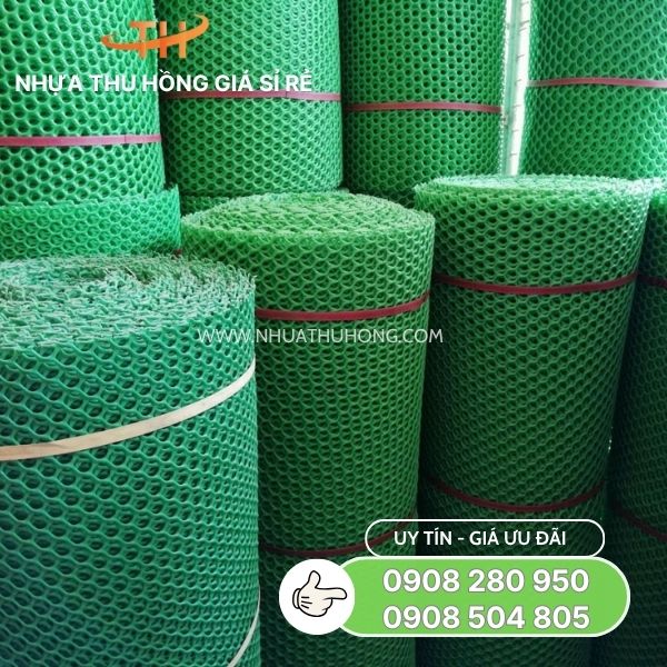 Lưới nhựa mắt cáo cung cấp sỉ lẻ uy tín tại TP.HCM 4 Lưới nhựa mắt cáo xanh uy tín sỉ lẻ